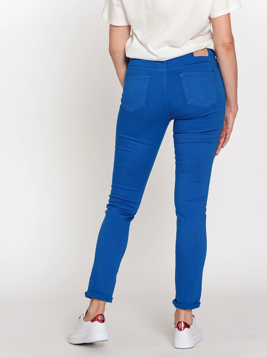 Приталенные хлопковые брюки